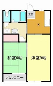 桜木ハイツAの間取り画像