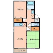 フレール・かしわの間取り画像