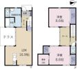 ロイヤルシティ頭陀寺 C（西棟 北）の間取り画像