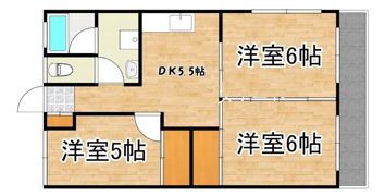 千年ハイツの間取り画像