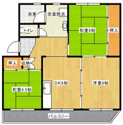 ハイツ天神の間取り画像