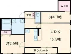 アリエス久留米東の間取り画像