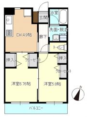 フレンテAの間取り画像