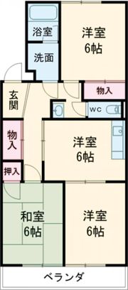 ホーメーマンションの間取り画像
