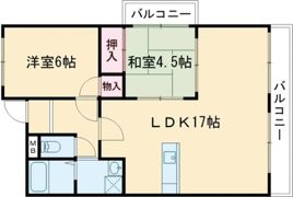 ルークレジデンス姫路Ⅱの間取り画像