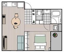 シーンプラス京王多摩川の間取り画像