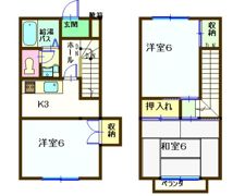 サンシャインハイツAの間取り画像