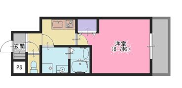 ラージヒル神戸駅西の間取り画像