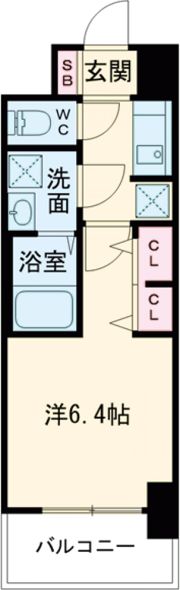 S-RESIDENCE堺altklasの間取り画像