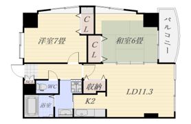 アンソレイユ桂の間取り画像