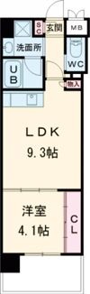 ウィングス西本町の間取り画像