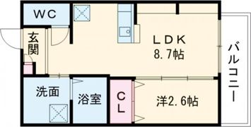ジーイーオンズの間取り画像