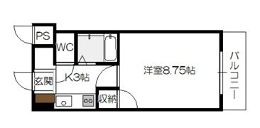 ティアラサイワの間取り画像