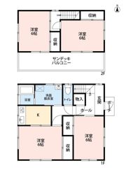 八王子横川町戸建の間取り画像