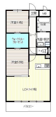 幸和ハイツの間取り画像