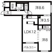 Bolson Sの間取り画像