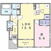 カハラ・Aの間取り画像