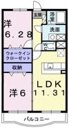 リズ センティア Aの間取り画像