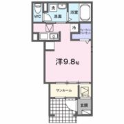 カーサ ルクス Aの間取り画像