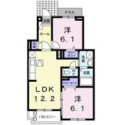 グランドソレイユⅢの間取り画像