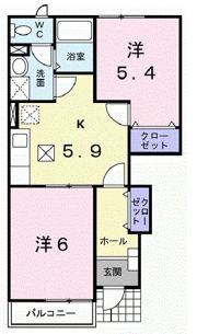 サンフラワー・ヒルズDの間取り画像