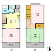 スカイハイツ池田 Eの間取り画像