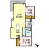 Euzak Residence Gifu West(ﾕｰｻﾞｯｸﾚｼﾞﾃﾞﾝｽ)の間取り画像