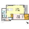 Euzak Residence Gifu West(ﾕｰｻﾞｯｸﾚｼﾞﾃﾞﾝｽ)の間取り画像