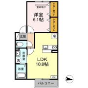 コーポ レーヴ倉富の間取り画像