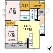 プレミア西条中央A棟の間取り画像