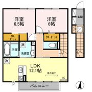 ルメート若葉Ⅱの間取り画像