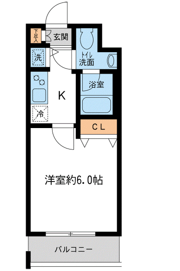 KDXレジデンス大島の間取り画像
