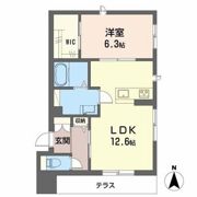 ハルミエール Ⅱの間取り画像