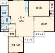 ハイツリバーサイドの間取り画像