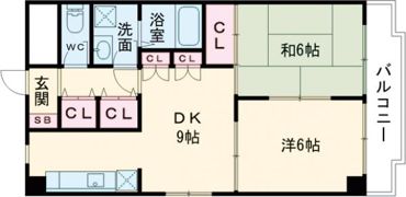 シャロム瀬田西の間取り画像