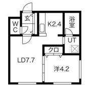 BELL WALK 3(ベルウォーク)の間取り画像
