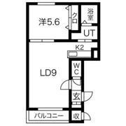 メルシオン発寒南の間取り画像
