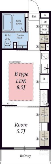リブリ・Cross-T.K.の間取り画像