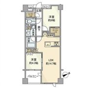 ジオ市谷仲之町の間取り画像