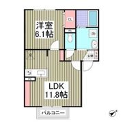 MQuarto久喜の間取り画像