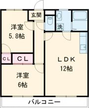 リヴェールフジの間取り画像