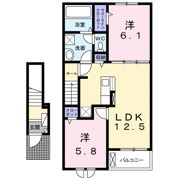 バイオレットの間取り画像