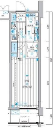 リシュブール四つ木の間取り画像