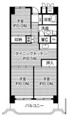 ビレッジハウス岐阜タワー1号棟の間取り画像
