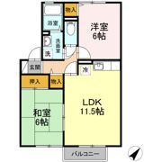 セジュールME秀の間取り画像