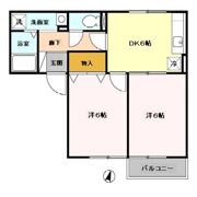 クレセントコートの間取り画像