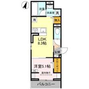 D-sereno緑町の間取り画像