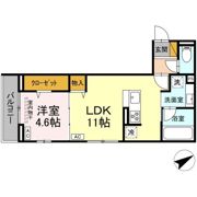 （仮）D-ROOM二俣1丁目PJの間取り画像