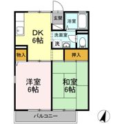 クローバーハイツの間取り画像