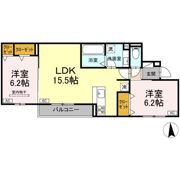 LaCasa 天龍川町の間取り画像